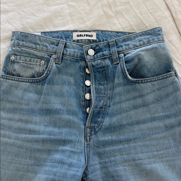 GRLFRND Brooklyn High Rise Straight Jeans, 28